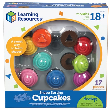 Learning Resources Smart Snacks Shape Sorting Cupcakes 7347